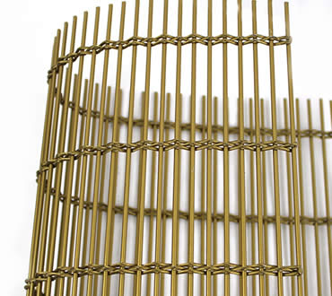 Decorative Brass Wire Mesh Fabric