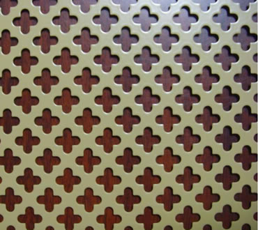 Perforated copper sheet 