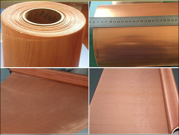 Copper Fabric 30-200 Mesh Wide 1 31/32in-11 13/16in С u-Of CW008A Filter  Wire